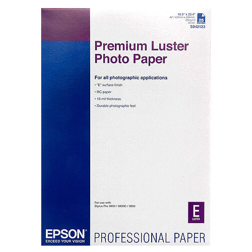 Epson Premium Lustre A2 260gsm